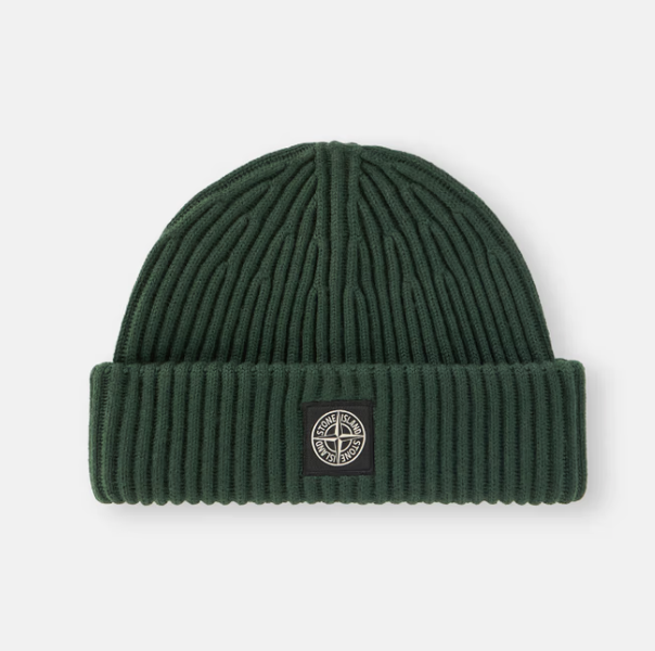 Ribbed Wool Beanie with LOGO