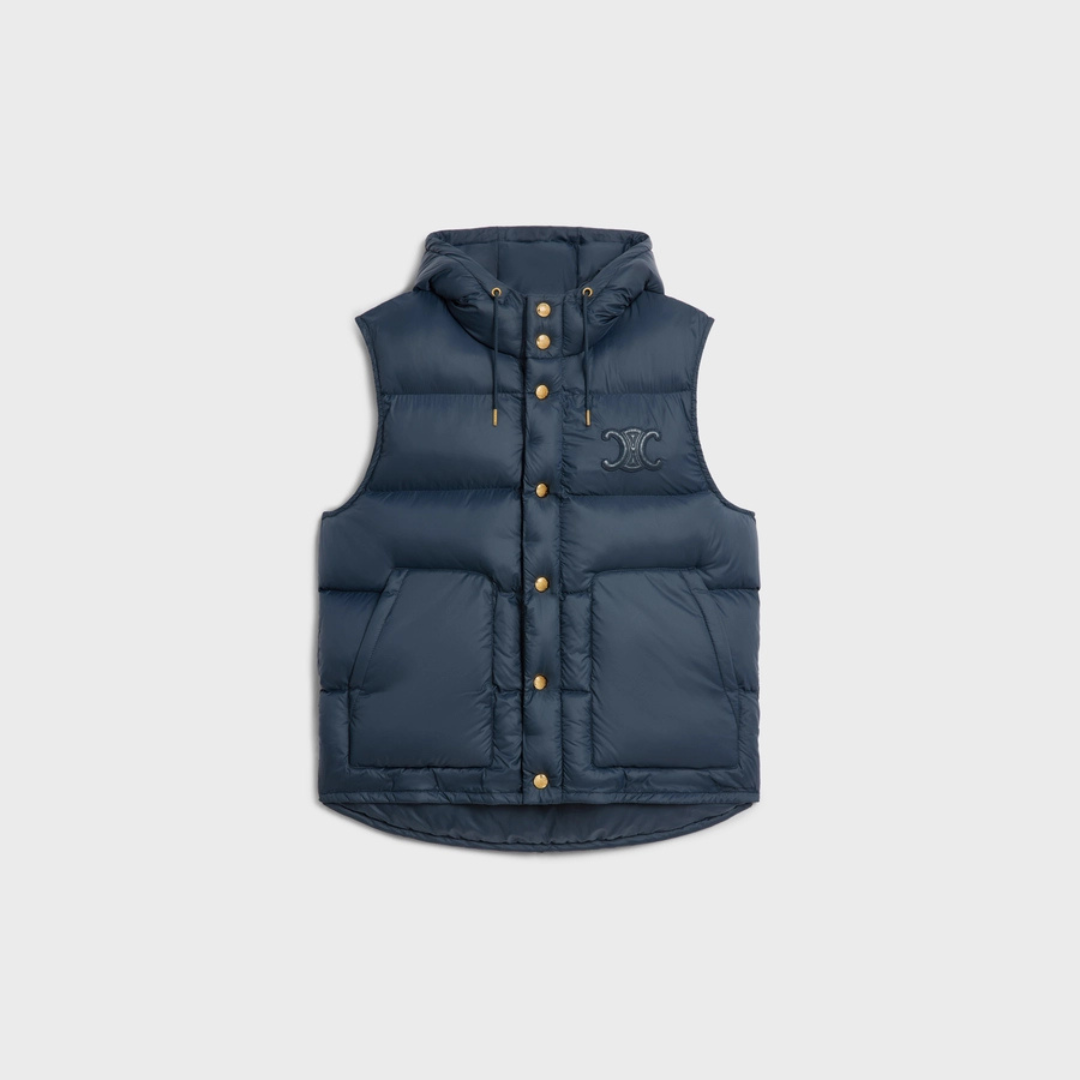 Sleeveless down jacket